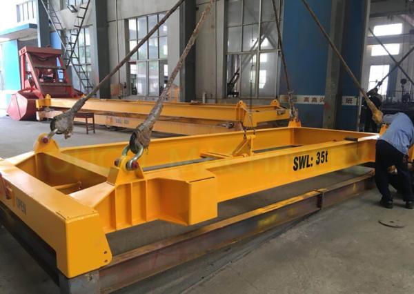 Light Weight Semi Automatic Container Spreader Bar For Handling ISO Containers