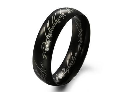 New fashion jewelry Supreme Lord of the Rings Men's Titanium Steel