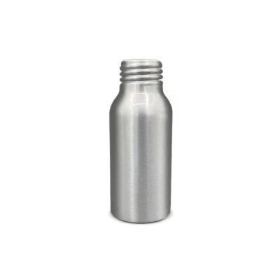 Prevent leakage Silver Aluminium Bottle 50ml 35*85mm Neck 24mm Customized Color