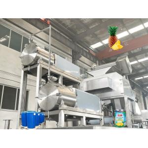 UHT Sterilizing Juice Pineapple Processing Line 1500T/Day