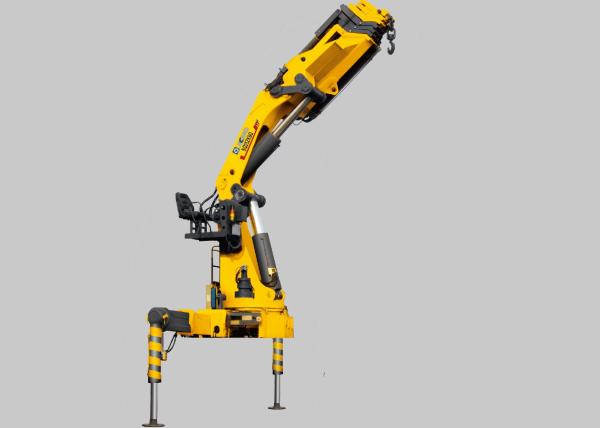 Durable 25 Ton Articulated Boom Crane , Transportation Truck Loader Crane