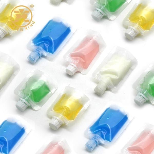 50ml bloqueiam o saco líquido de Jelly Clear Resealable Plastic Bags 8.6mm com empacotamento do bico