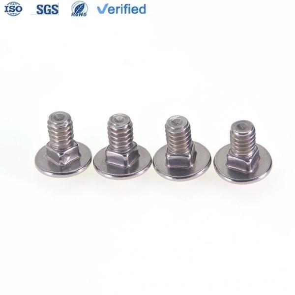 Tornillos de carruaje de cuello cuadrado de acero inoxidable DIN/ANSI 2-100mm