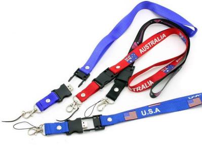 Kongst Convenient Noble Plastic Usb Stick with Colorful Sling