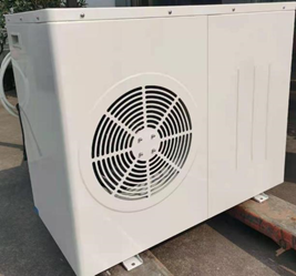 Wall mounted all in one heat pump with 60 liter enamel water tank,all in one heat pump