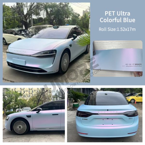 PET Car Body Wrap Film Removable Ultra Matte Color Change Wrap Film