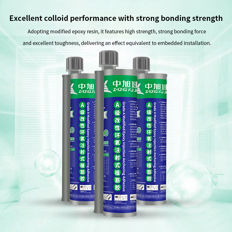 Excellent Seismic Performance Injectable Epoxy Rebar Anchoring Adhesive Cartridge Type Concrete Steel Bar Fixing Resin