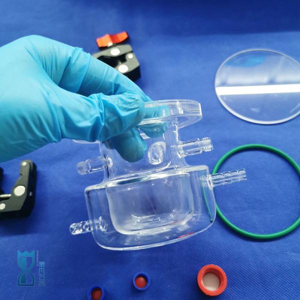 Custom Manufacturing Clear Quartz Glass Reactor For Lab