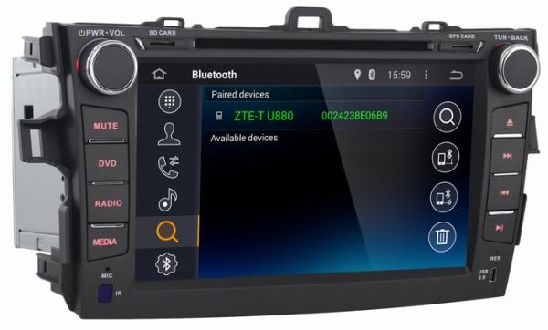 Ouchuangbo Car DVD Stereo System for Toyota Corolla 2008-2011 Android 4.4 3G Wifi BT Audio