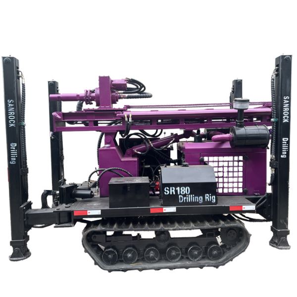 Crawler Water Well Drilling Rig Hydraulic Borehole Drilling Machine Water Well Drill Rig