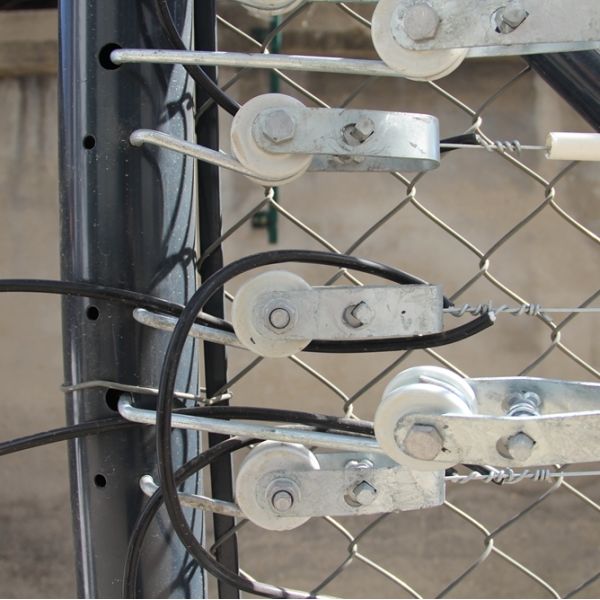 High Voltage Alarm Solar 358 Electric Security Fence Anti Climb Equipment For Residential