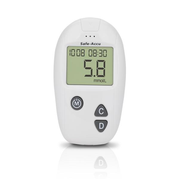 English Version Blood Glucose Meter Kit with Tests Trips and Lancets 30-60% HCT Sugar Blood Glucometer