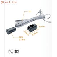 12V 24V LED Light Touch Sensor Switch Com Sensor Touch de Dimming Sem Passo