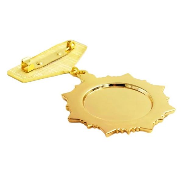 Sublimation Medal Blanks Personalized Blank Gold Pin Medals