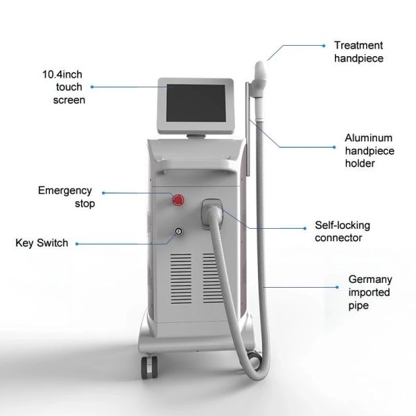 Medical CE approved 1200w Tripple wavelength 808 755 1064 diode laser professional hair removal