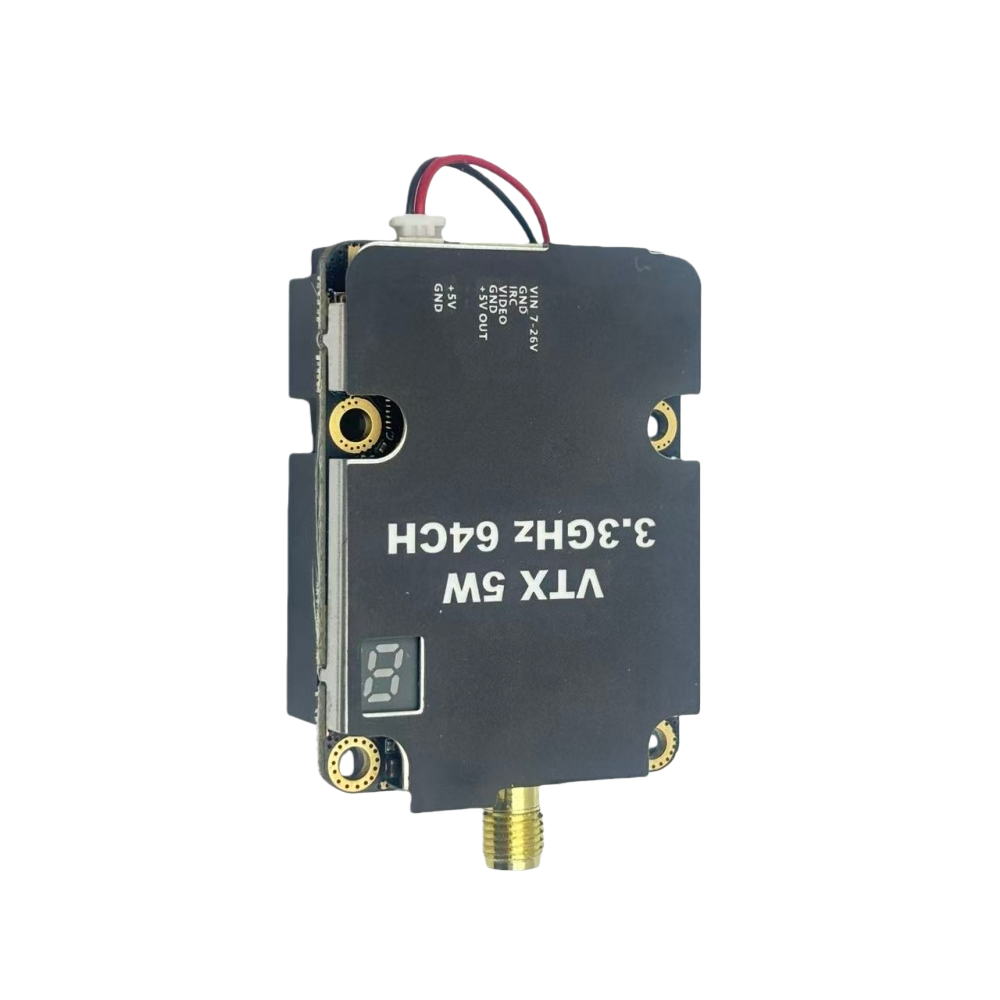 Long-Range 3.3GHz 5W FPV VTX Offering Stable Performance and 3060–3500MHz Frequency Range