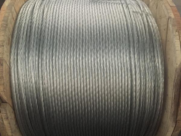 Costa galvanizada bens 1 do cabo de fio de aço 2 polegadas 19 X2.54mm ASTM uma classe de 475 EHS um revestimento