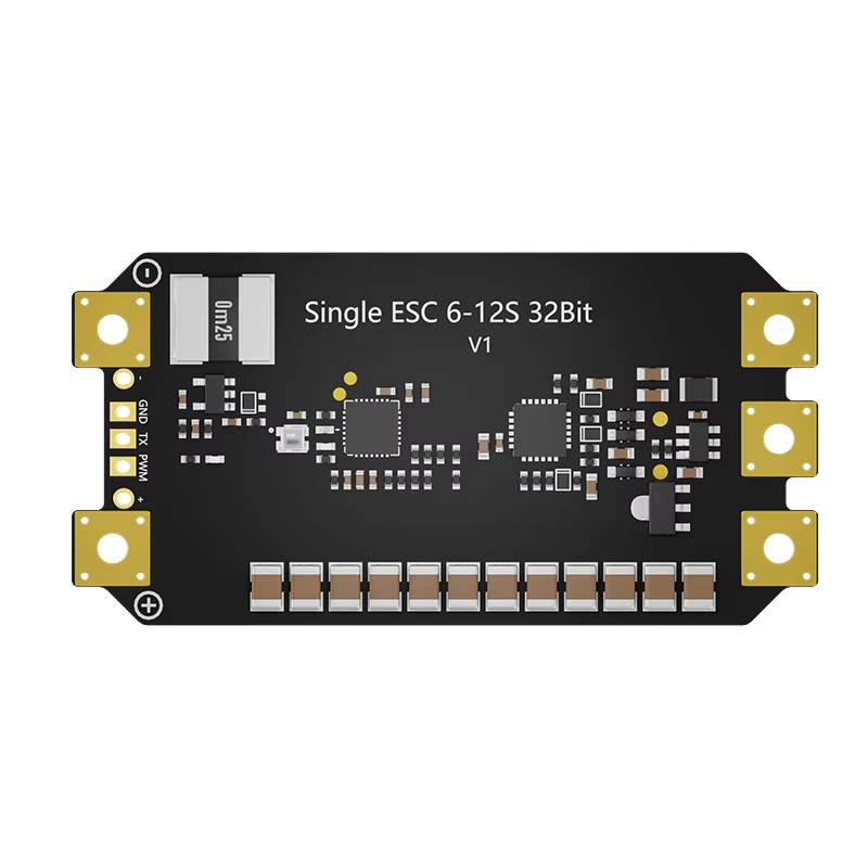90A 12S Brushless Electronic Speed Controller, Wide Voltage 3-12S LiPo, Compact Size 57.75*29mm for RC Models
