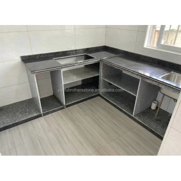 Polished Vizag Blue Granite Tiles in Modern Style for Kitchen Countertop and Flooring