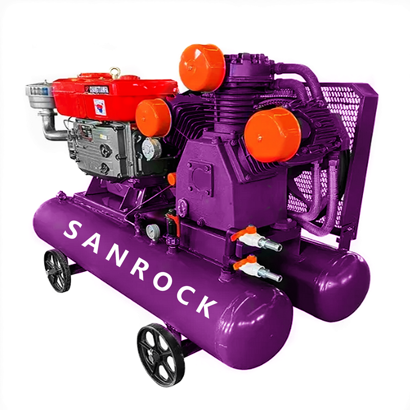 Industrial Piston Air Compressor with 18.5kw/25hp Power, 3.2m3/min Air Delivery, and 7bar Working Pressure