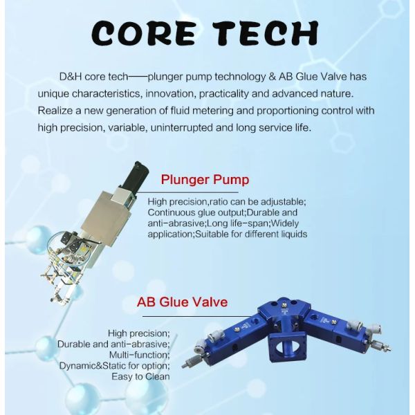 Máquina de distribuição automática de silicone com LED de tira flexível com precisão de movimento de ± 0,2 mm