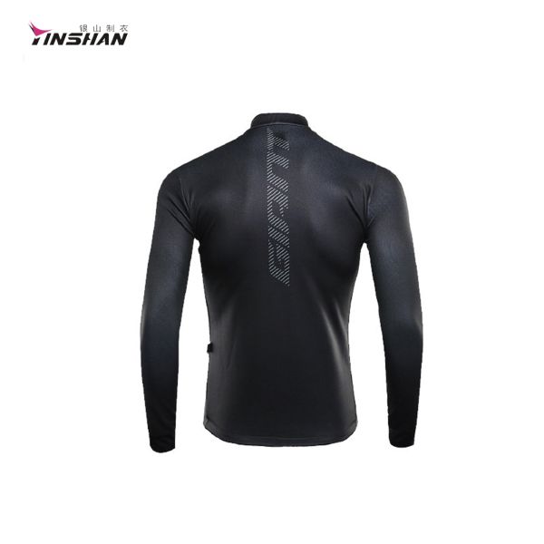 Настраиваемая одежда с полным рукавом, дышащая ткань, стильная для команды, для быстрых сухих велосипедных гонок.