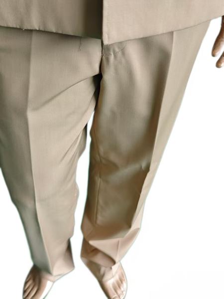 Premium Military Dress Uniform Set in Khaki Jacket  Long Sleeve Shirt  Straight Leg Trousers  45 Wool Blend Ceremonial Uniform