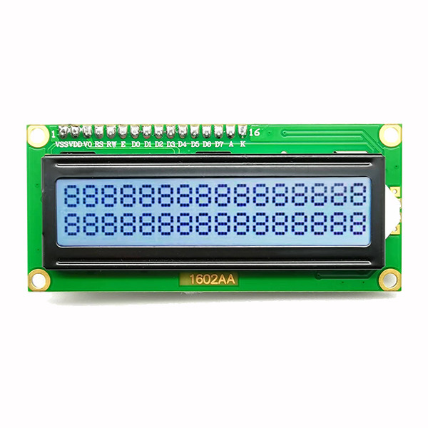 Характер LCD интерфейса 16x2 I2C показывает голубой номер схемы 5V 4