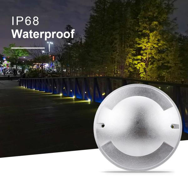 6W LED em solo sobre luz IP67 à prova d'água de uma maneira duas maneiras quatro maneiras