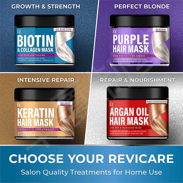 Biotin And Collagen 300ml Natural Hair Mask  For Dry Damaged Hair