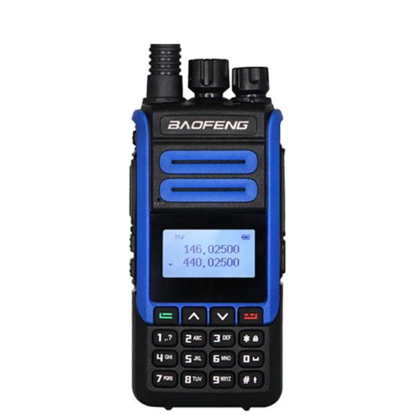 BF-H7 Dual Band Portable Walkie Talkie VHF UHF 136-174MHZ 400-520MHZ IPX4 Waterproof with 1000-1500mAh Battery