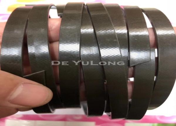 Black Color Hydraulic Cylinder Seals Piston Guide Ring Easy Installation