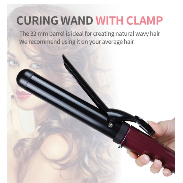 Инструмент волос MeStar горячий, утюг турмалина керамический завивая с дисплеем СИД