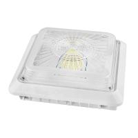 40W 130LM/W 5200 luzes do dossel do diodo emissor de luz dos lúmens, luzes quadradas do dossel da garagem