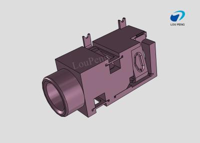 DC Jack Connectors, Cable-to-Board, 4 Position, Phone Jack, Right Angle, Printed Circuit Board, SMT