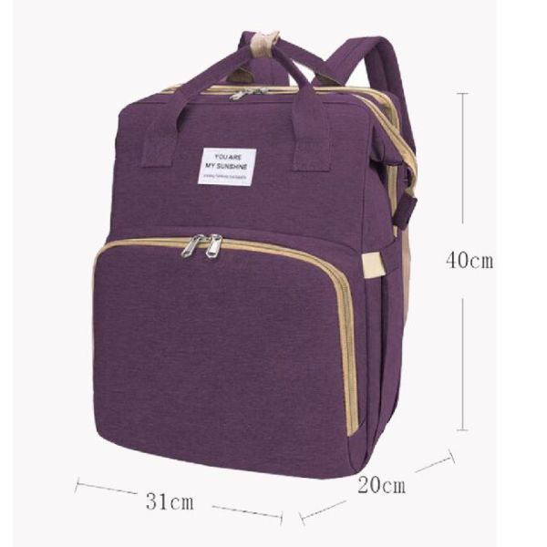 El múltiplo embolsa la bolsa de pañales plegable de nylon de la momia del pesebre 20L