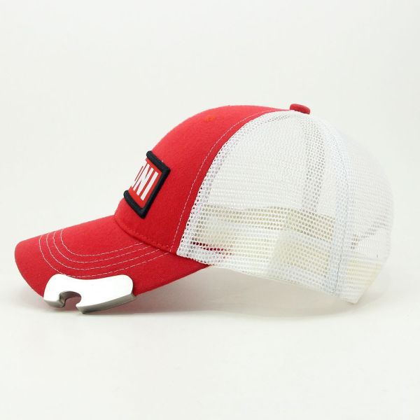 6 Panel trucker Sports Caps With Beer Bottle Opener OEM ODM Caps factory