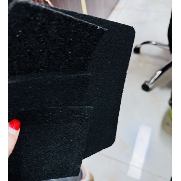 Turf Base Fitness Rubber Flooring Roll 3-12mm Thick For Indoor Indoor Outdoor Drainage System