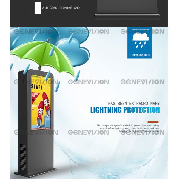 Андроид автобусной остановки рекламируя на открытом воздухе дисплей Синьяге цифров с камерой