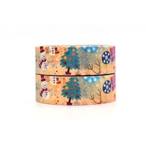 Изготовленная на заказ лента бумаги Kawaii милая Washi напечатала ленту Washi рождества