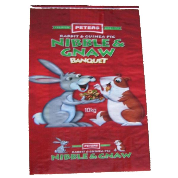 BOPP Laminated Woven Polypropylene Bags ,  Grain / Feed / Rice Packaging Bags