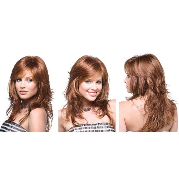 European Hair Wig Synthetic Full Head Glueless Long Heat Resistant Hair Wigs