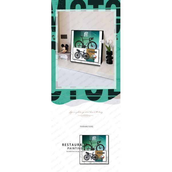 Electric Format Still Life Pattern Wall Art Painting Canvas Prints for Customized Color