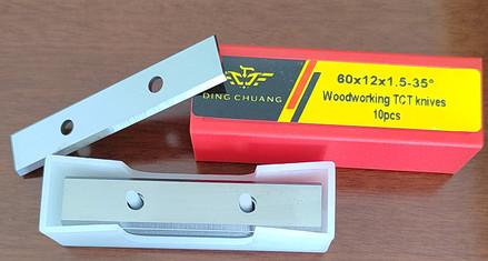 Lâminas mais planas do TCT do carboneto de tungstênio do Woodworking com tamanho 60x12x1.5-35°