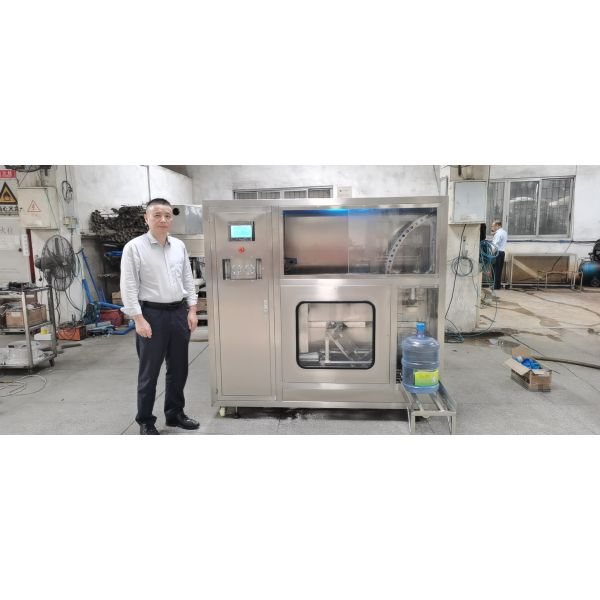 SUS304 Water Bottling Line 5 Gallon 2800W With RO Water Purifier