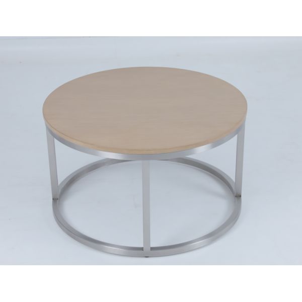 Wood No Folded Modern Round Coffee Table Lobby