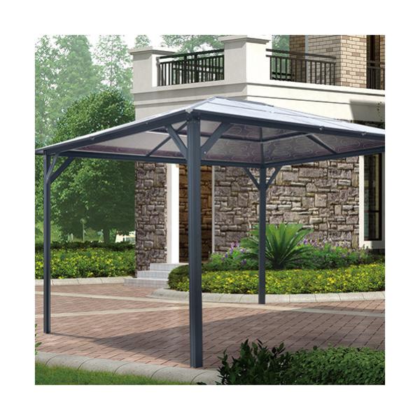 Hot Hard Roof Gazebo 3x3m 4mx3m UV Protection 1.1mm Powder Coated Aliminum Frame