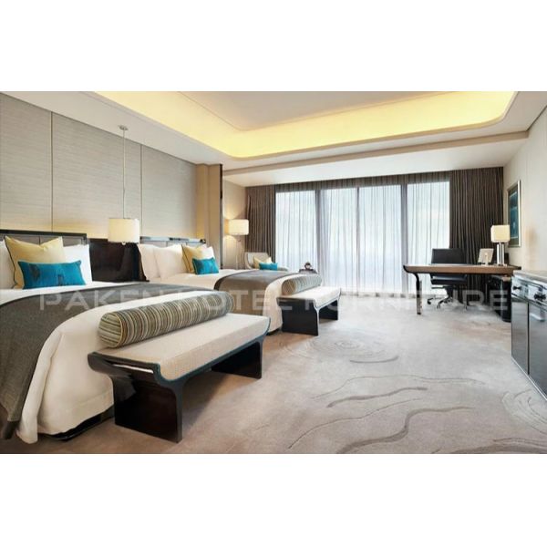 Набор мебели спальни гостиницы финиша Matt