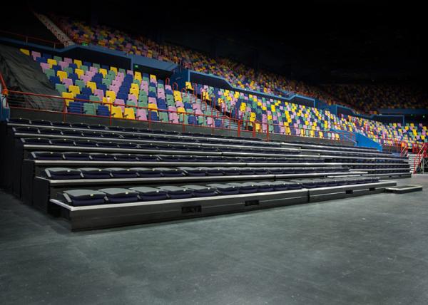 Comfortable Upholstered Outdoor Stadium Seating , Lumbar Support Key Arena Seating