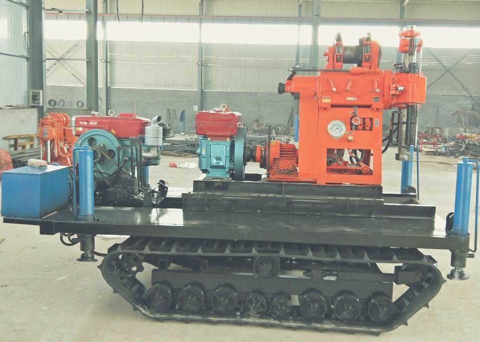 200 метров буровой установки глубины портативной Gk200 Iso9001 установленной тележкой